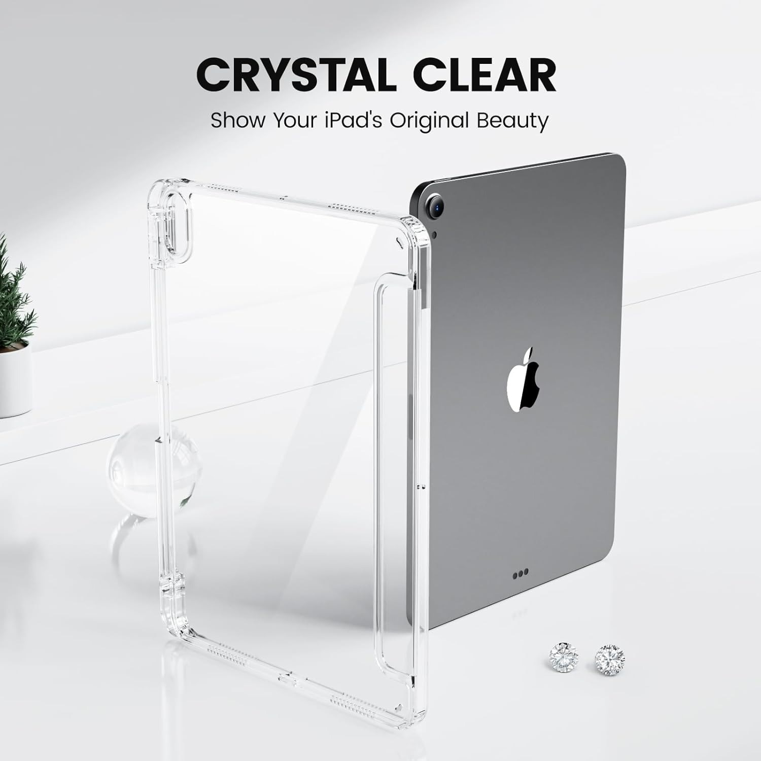 Husa tableta, Compatibil cu Apple iPad Air 4/5 10.9inch, Air 11 inch M3/M2(2025/2024) Cerul albastru