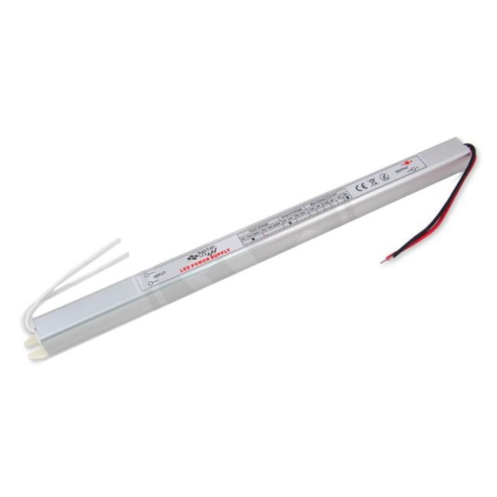 Alimentator 12V 5A slim 60W, compact si eficient, 29.5cm