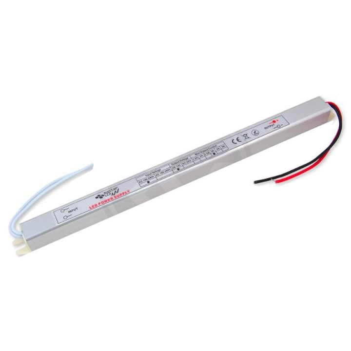 Alimentator 12V 3A, 36W slim, IP20, 26.4cm