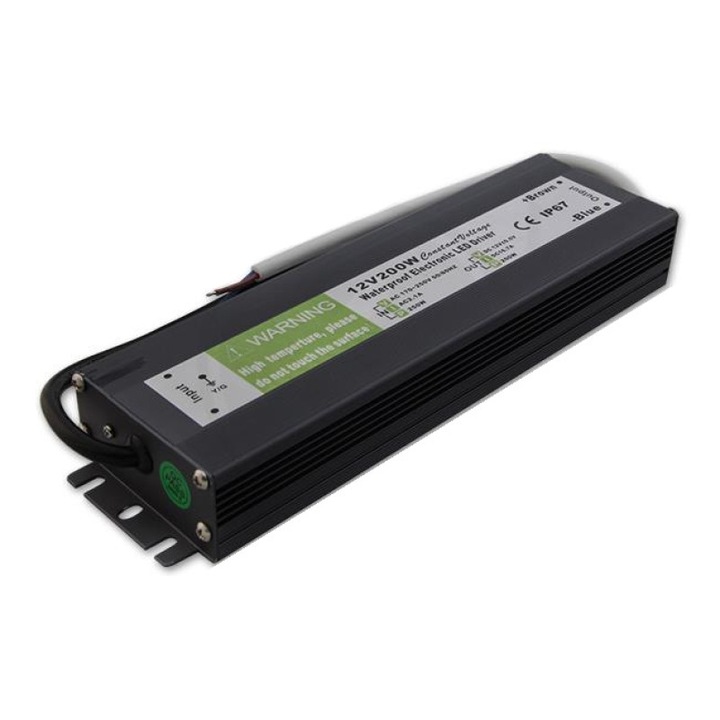 Sursa Alimentare 200W 16.66A 12V IP67