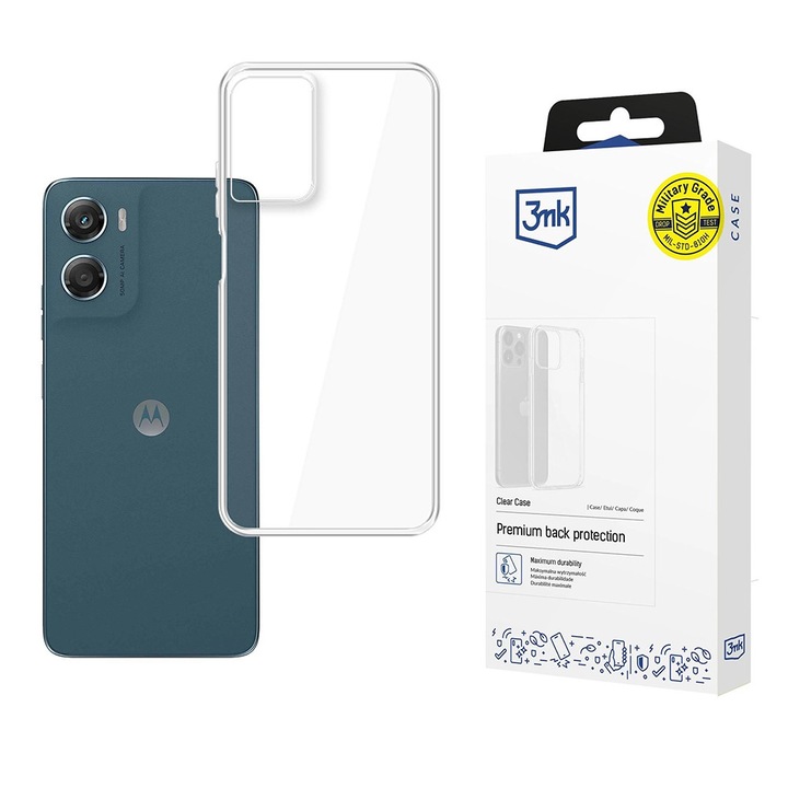 Husa pentru Motorola Moto G06 / Moto G06 Power - 3mk Clear Case - Transparent