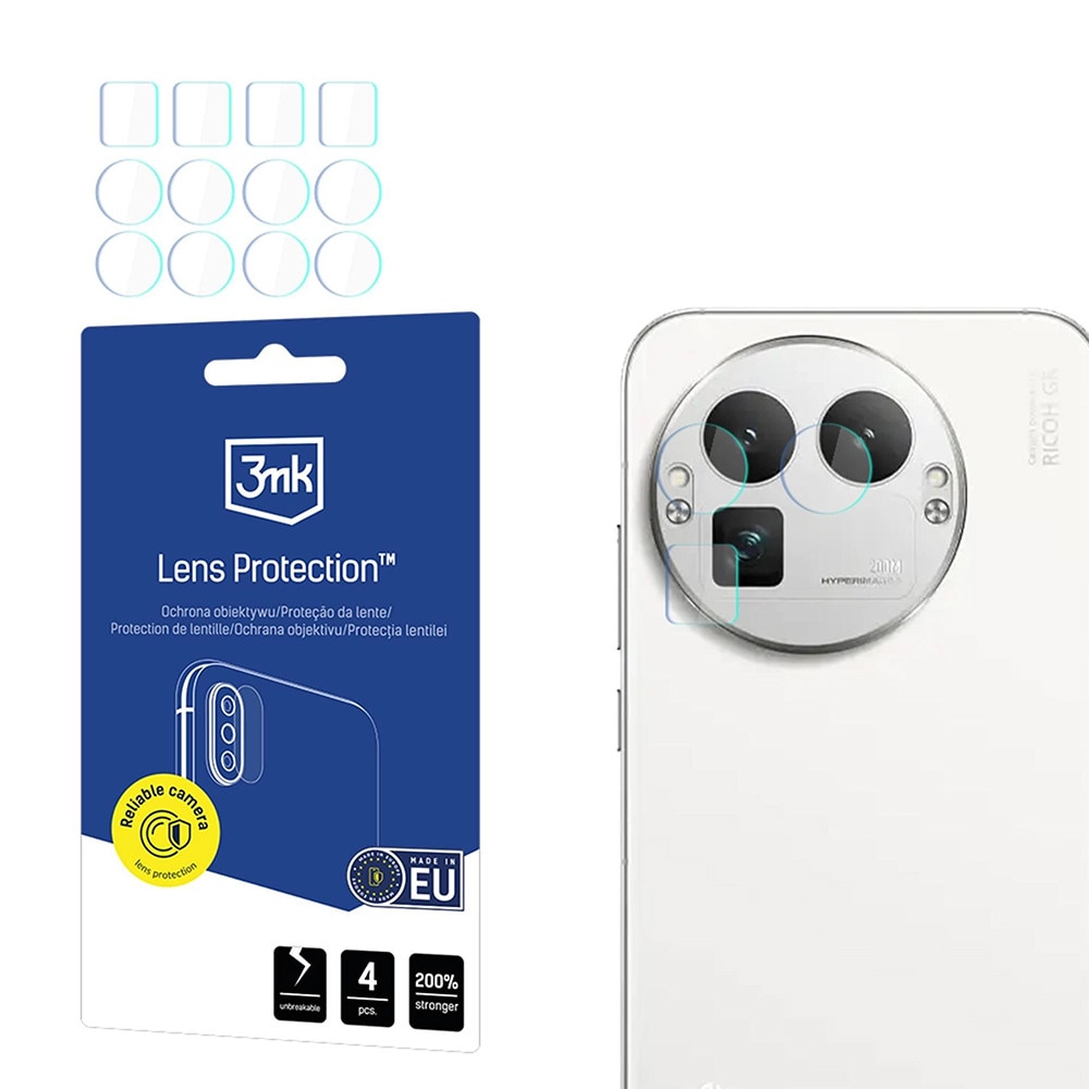 Folie pentru Realme GT 8 Pro (set 4) - 3mk Lens Protection - Clear