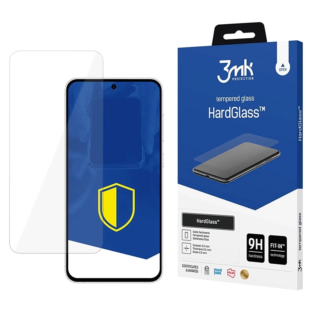 Folie pentru Samsung Galaxy S25 FE - 3mk HardGlass Screen Protector - Clear