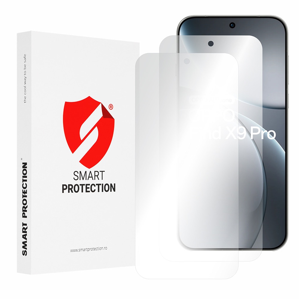 [Pachet 2x] Folie regenerabila premium Oppo Find X9 Pro - Smart Protection Classic - Clear