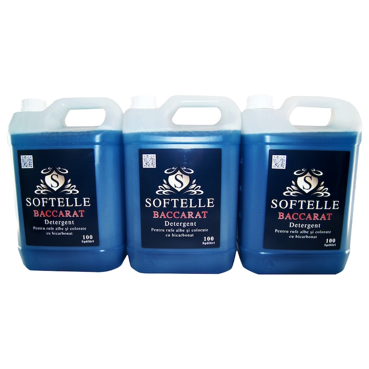 Mosószer szett univerzális Softelle Baccarat 2x1L + balzsam 1L, többszínű, 100 mosás