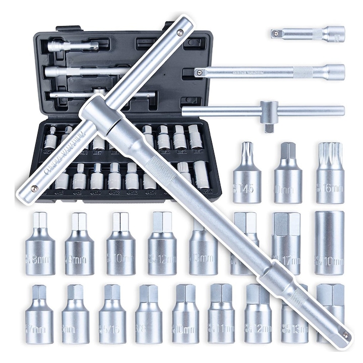 Set chei buson baie ulei, GEKO, 23 bucati