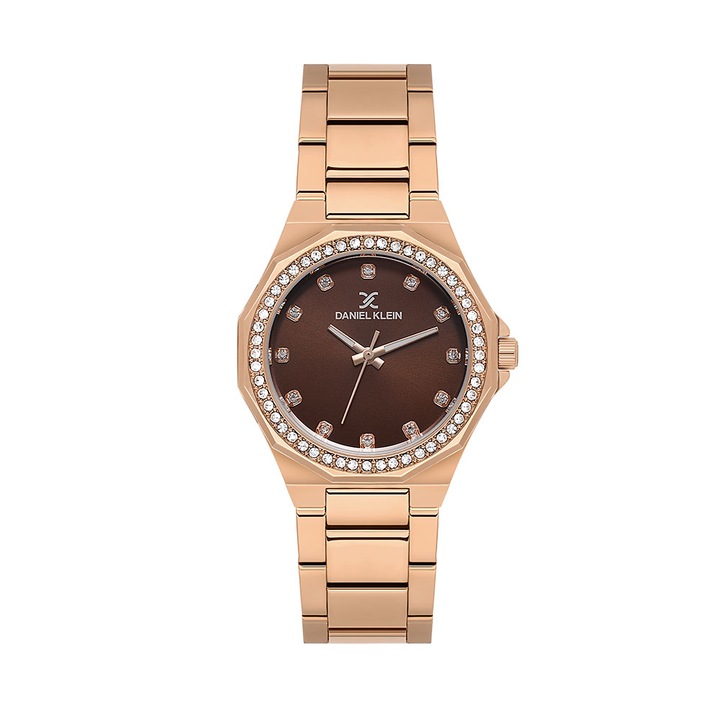 Ceas pentru dama Daniel Klein, mecanism Quartz, aliaj, culoare argintie