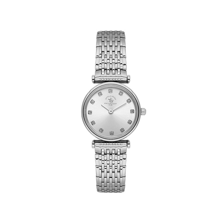 Ceas pentru dama Santa Barbara Polo, mecanism quartz, inox, 30x30mm