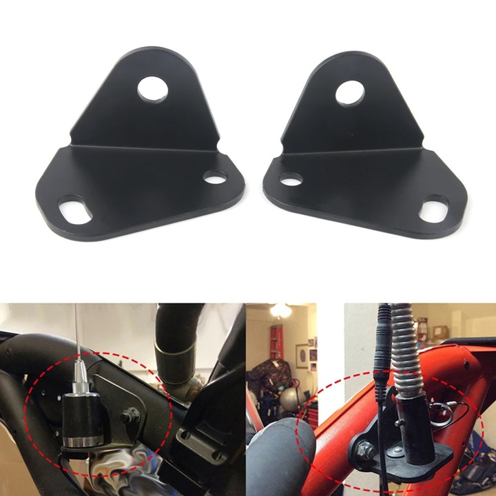 Suporturi pentru lumini spate, metalice, set de 2, montare usoara, pentru Can Am Maverick X3