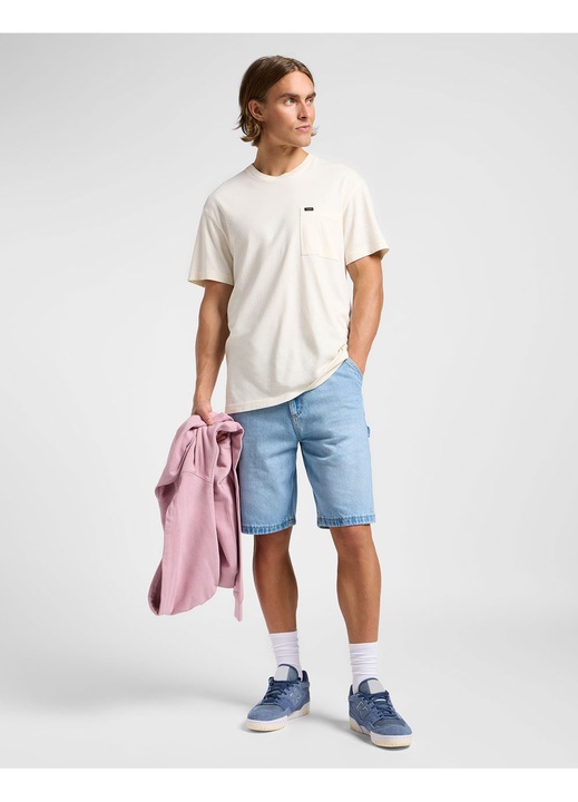 Pantaloni scurti Lee Carpenter, bumbac, model Noland, 112364156, culoare neagra, 33 US