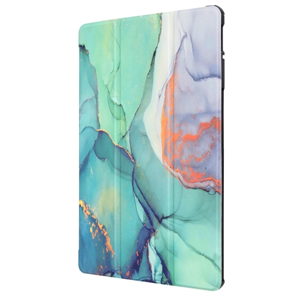 Husa tableta pentru Huawei MatePad 11.5 (2025), SKYDDAR INNOVATION, cu suport Multi-Unghi si functie Sleep/Wake, FoldPro, Green time, set cu sticker