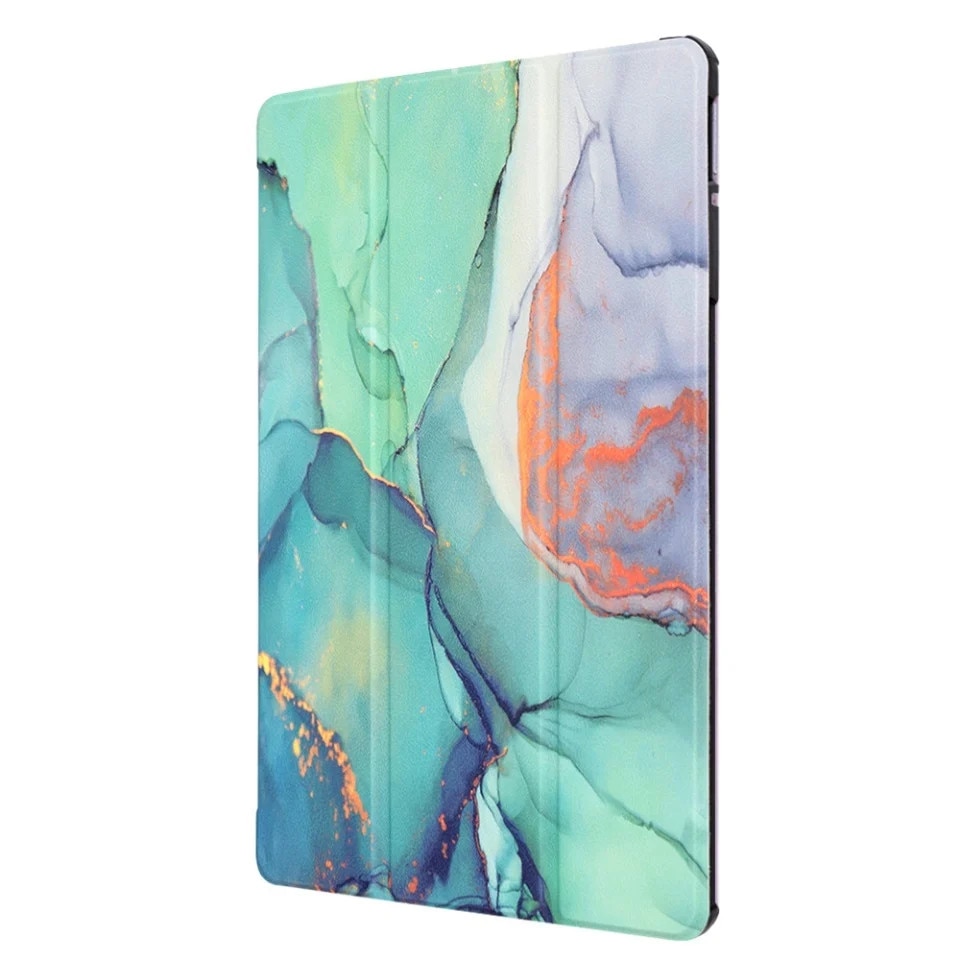 Husa tableta pentru Huawei MatePad 11.5 (2025), SKYDDAR INNOVATION, cu suport Multi-Unghi si functie Sleep/Wake, FoldPro, Green time, set cu sticker