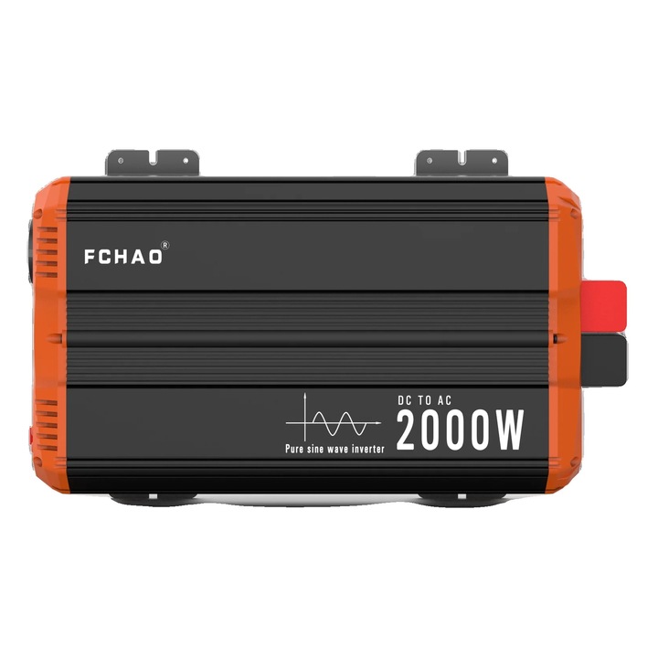 Invertor de putere PST-2000W-24V, display LCD, eficienta ridicata, 34x23x9.6cm, 220V-240V