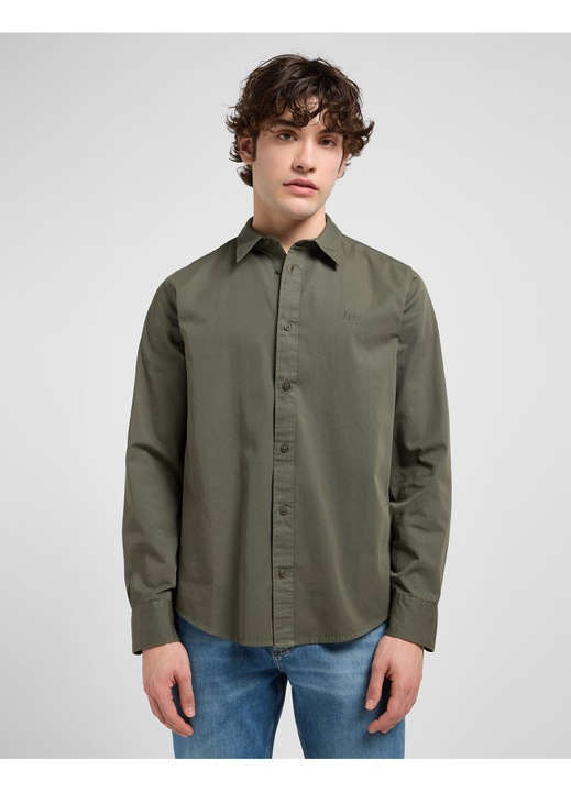 Camasa Lee barbati, verde, M INTL