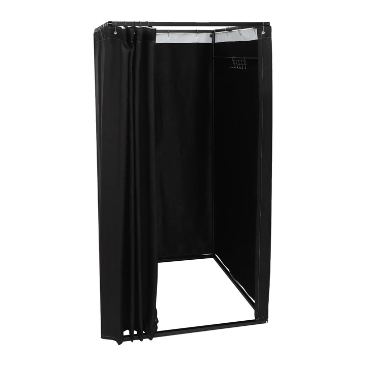 Cabina de proba, design independent, constructie robusta, neagra