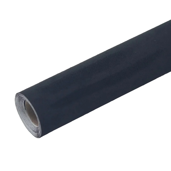 Material textil autocolant, negru, 50x150cm