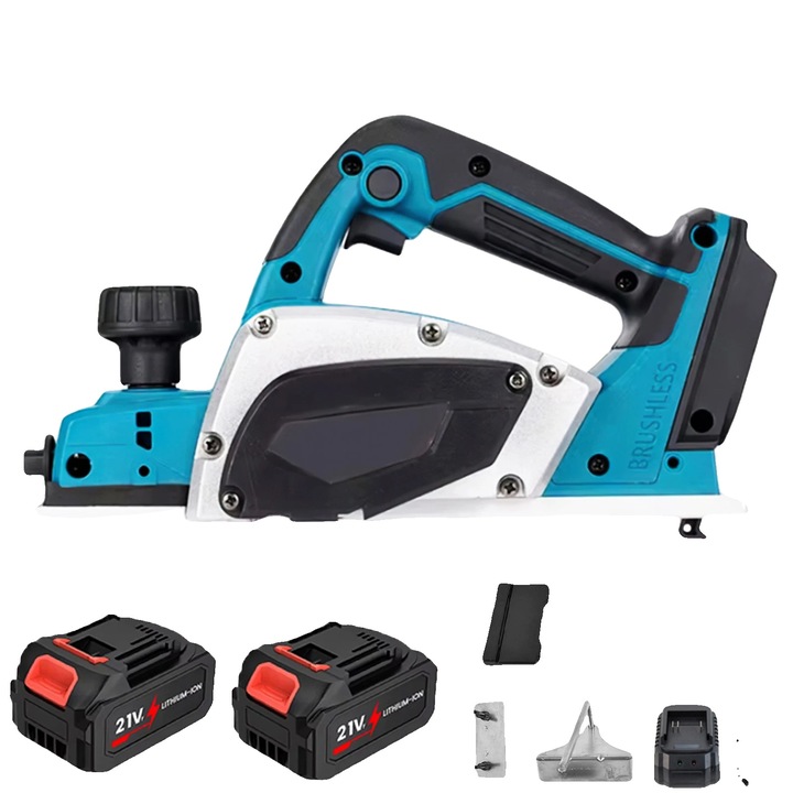 Rindel electric, adancime ajustabila, performanta de mare viteza, 82mm, 2mm, set cu 2 baterii