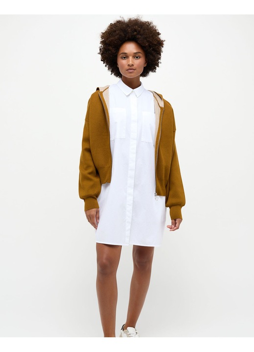 Rochie dama Wrangler Fanny, bumbac, alb