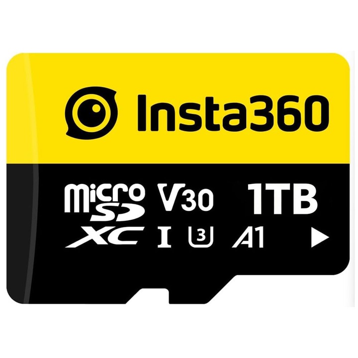 Card memorie MicroSDXC Insta360 1TB V30 A1, adaptor SD inclus