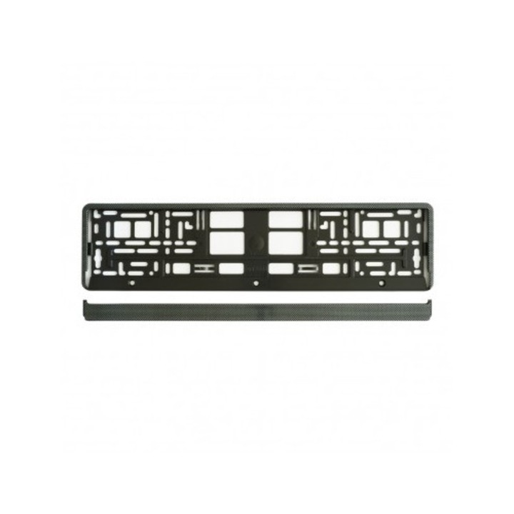 Suport Numar Inmatriculare Carbon 1 Buc Mega Drive