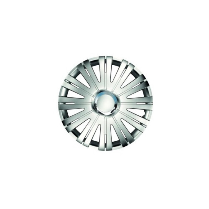 Set capace roti 16` cu inel cromat active 4buc