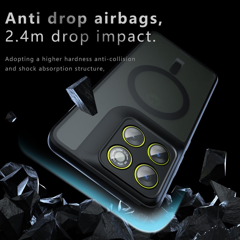 Husa pentru Motorola Signature - Techsuit PureFrost compatibil cu MagSafe - Frosted Black