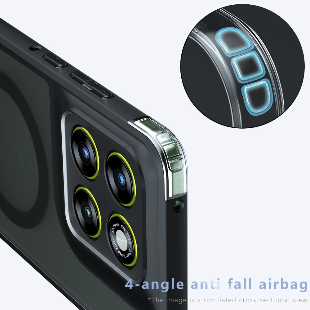Husa pentru Motorola Moto G57 Power / G67 Power - Techsuit PureFrost MagSafe - Frosted Black