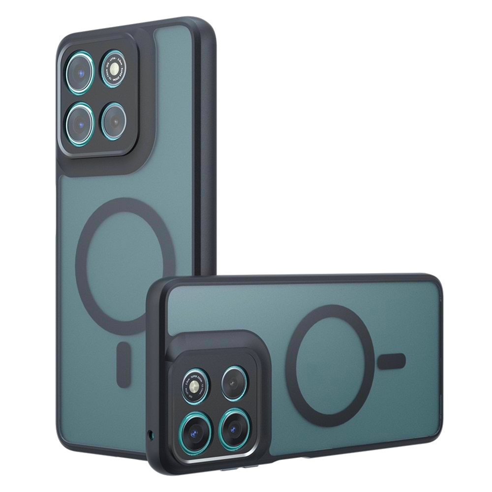 Husa pentru Motorola Moto G57 Power / G67 Power - Techsuit PureFrost MagSafe - Frosted Black