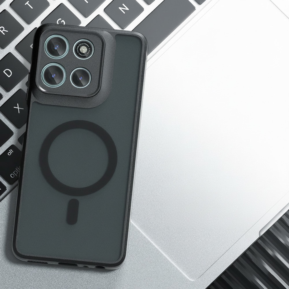 Husa pentru Motorola Moto G57 Power / G67 Power - Techsuit PureFrost MagSafe - Frosted Black