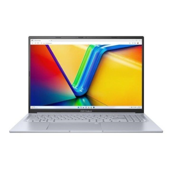 Laptop ASUS Vivobook 16X, 16" WUXGA, Intel® Core™ i9 13900H pana la 5.4 GHz, 16 GB RAM DDR4, 1 TB SSD, NVIDIA® GeForce® RTX 4050 6 GB, Windows 11 Home, Cool Silver 1 TB