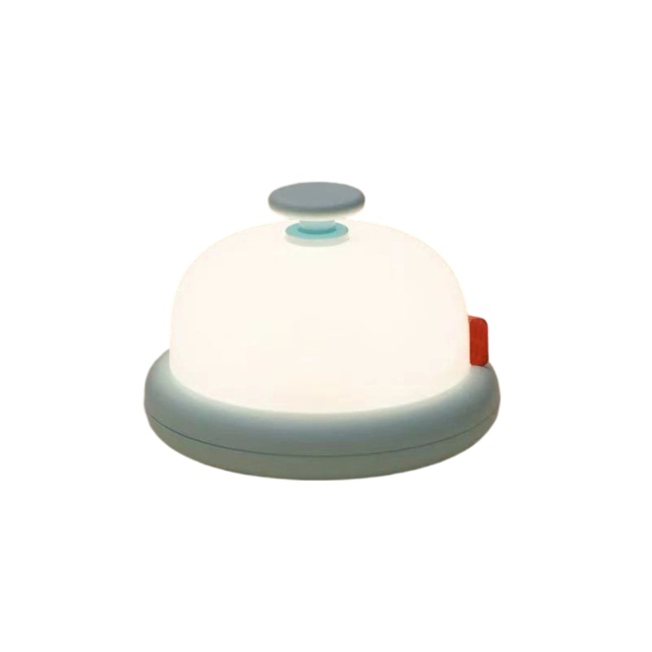 Силиконова нощна лампа, топла светлина, със сензорно управление, компактни размери, декоративен комплект