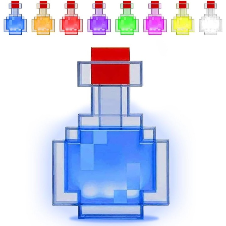 Lampa de veghe copii, LED, portabila, dimabila, multicolor, 30x15cm