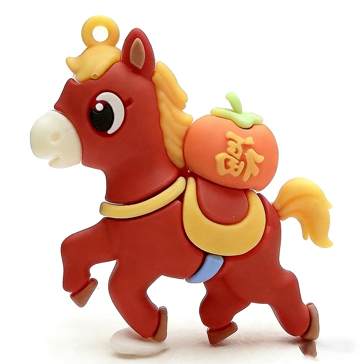 Szerencsepóni kulcstartó, meglepetésdoboz, véletlenszerű modellek, sokszínű, PVC