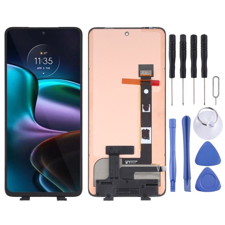 Екран за мобилен телефон, съвместим с Motorola Moto Edge 30, оригинален AMOLED LCD тъч скрийн модул