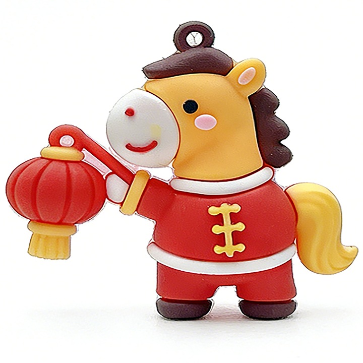 Szerencsehozó póni kulcstartó, véletlenszerű minta, szerencsehozó medál (XM 10)