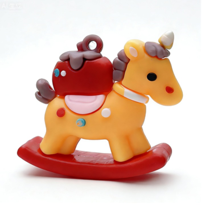 Szerencsehozó póni kulcstartó, véletlenszerű minta, szerencsehozó talizmán medál (XM 12)