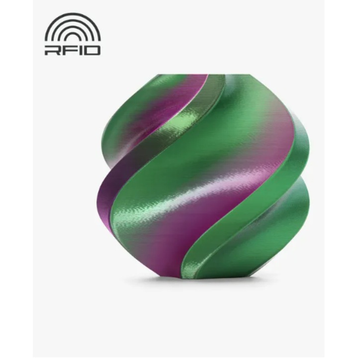 Filament PLA Silk MultiColour 1.75 mm Mystic Magenta 1kg RFID spool Mystic Magenta