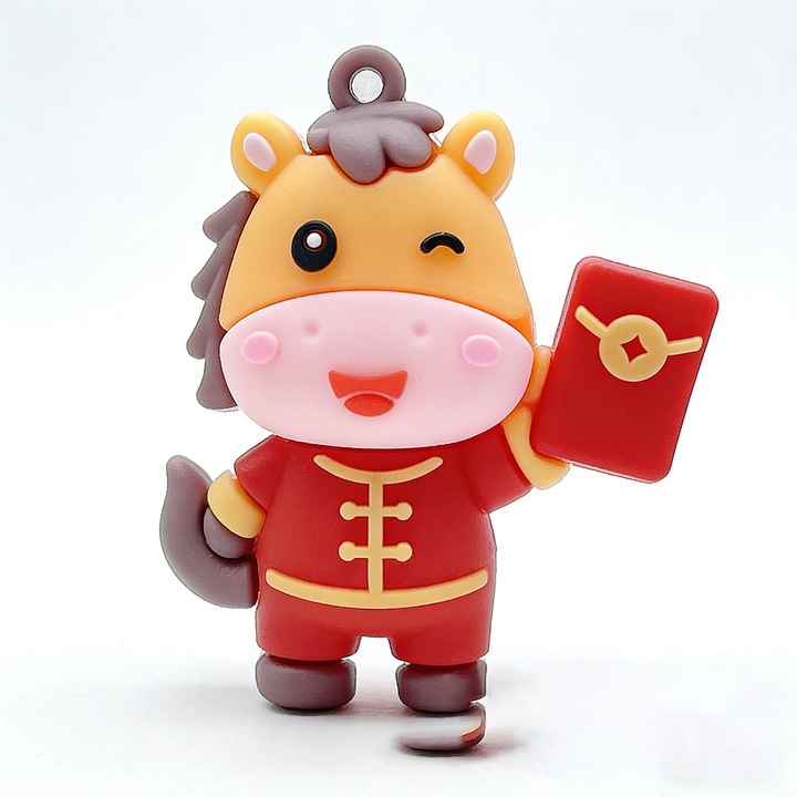 Szerencse Póni Kulcstartó - Véletlenszerű szállítás - Szerencsemedál (XM 15)