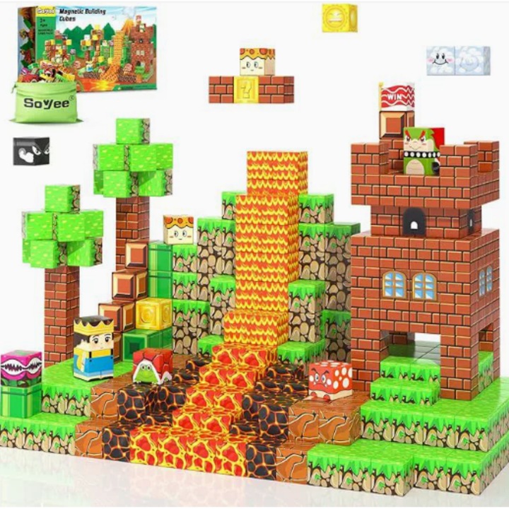 Магнитни строителни блокчета, образователни играчки за ранна детска възраст
