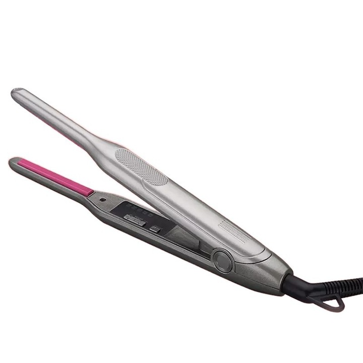 Мини преса за коса, компактен дизайн, йонна грижа, обем в корените, 5 степени