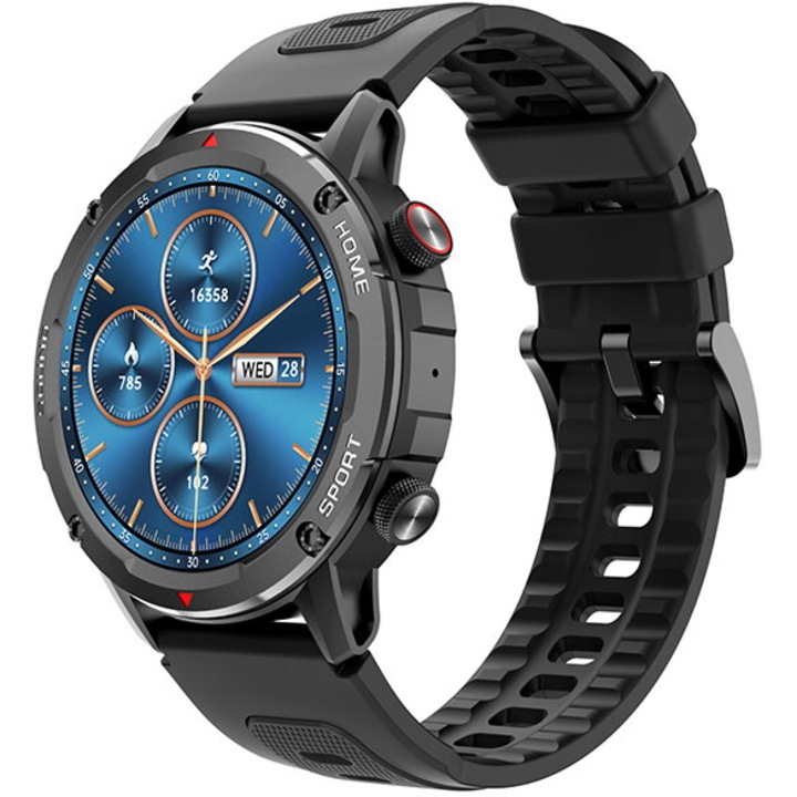 Smartwatch TRACER, 1.39 inch, curea silicon, unisex