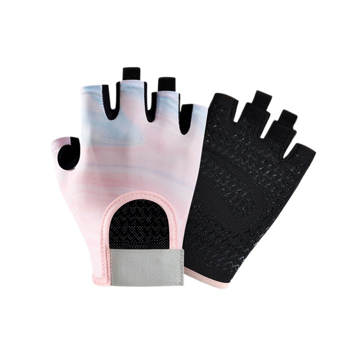 Női sportkesztyű, ujjatlan, edzéshez, kopásálló, M-es méret