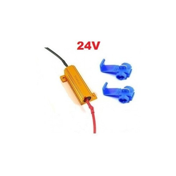 Anulator eroare Rezistor 50W 8 Ohm 24V