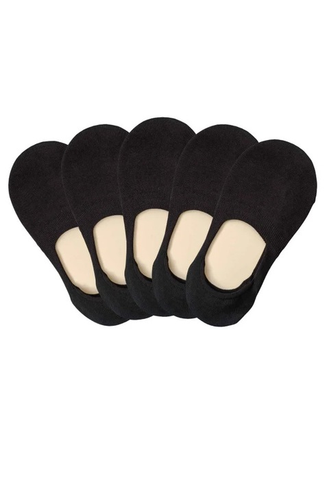 Основни черни ниско изрязани дамски стелки