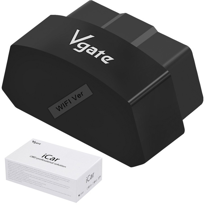 Vgate iCar 3 WiFi OBD2 ELM327 v2.1 autódiagnosztikai interfész teszter, 16 tűs, iOS Android Windows, BMW kompatibilis