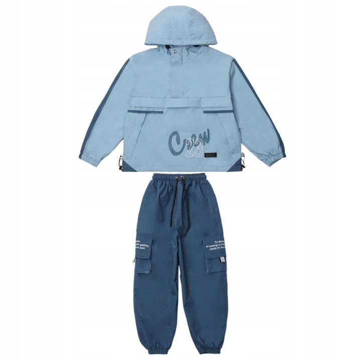 Compleu De Trening MOD KIDS, Pantaloni, Verde menta