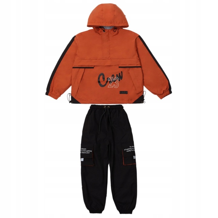 Compleu de trening pentru copii, MOD KIDS, și pantaloni, roșu, Rosu