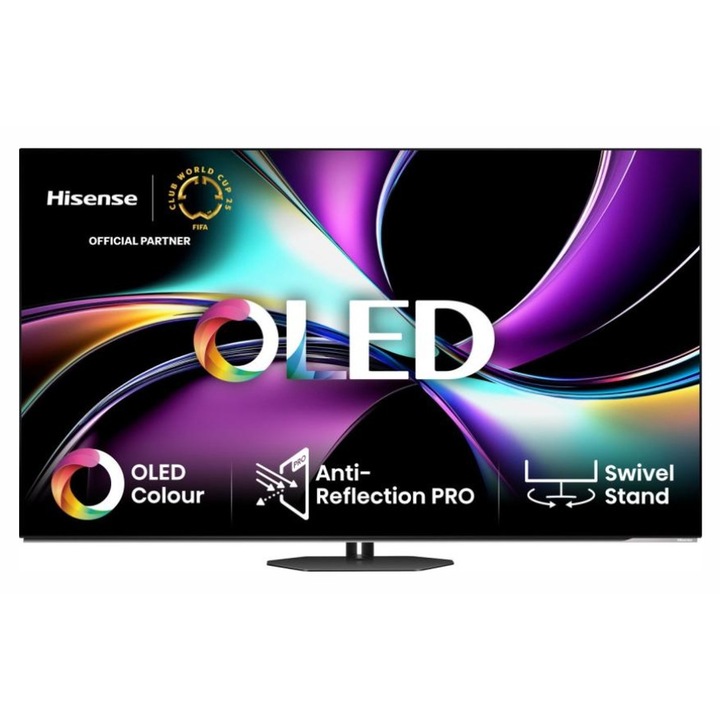 Телевизор Hisense 65" A85Q, 4K UHD OLED Smart TV, 120Hz, 1000 nits, HDMI 2.1, Game Mode Pro, AMD FreeSync Premium, Dolby Vision IQ & Atmos, Bluetooth, Alexa Built-in, Black 65A85Q