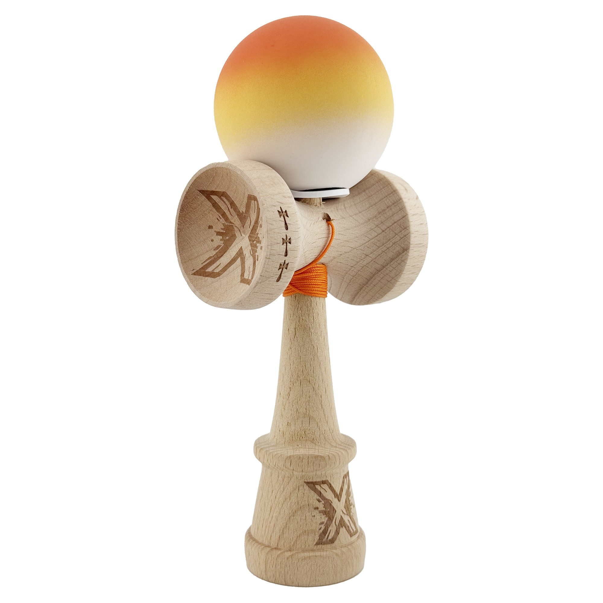 Kendama SUPER STYKY, Big cup V2, Lemn, 18 cm, Rulment Metalic cu