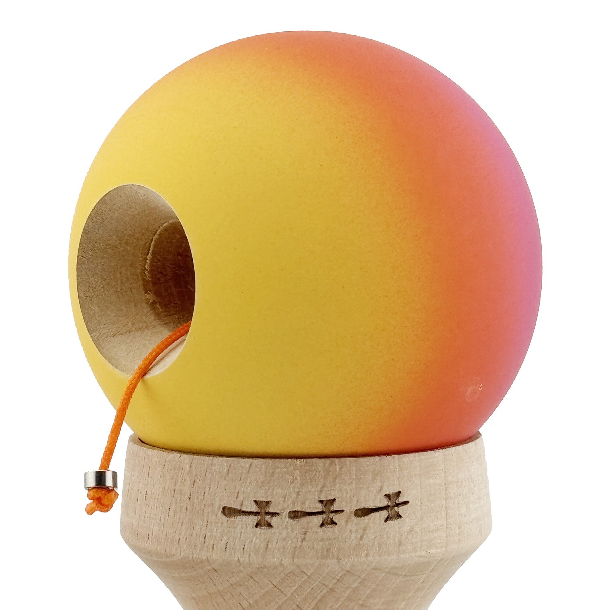 Kendama Originala, Profesionala, Cupe Mari KING SIZE V3, Rubber Grip ...
